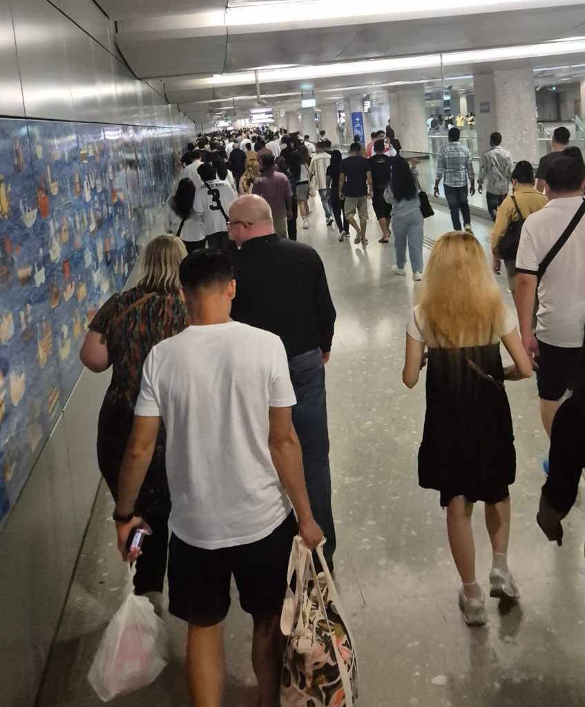 Bayfront MRT on the last night 2025