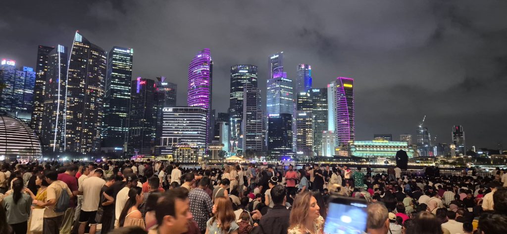 Marinabay Sands on the last night 2025