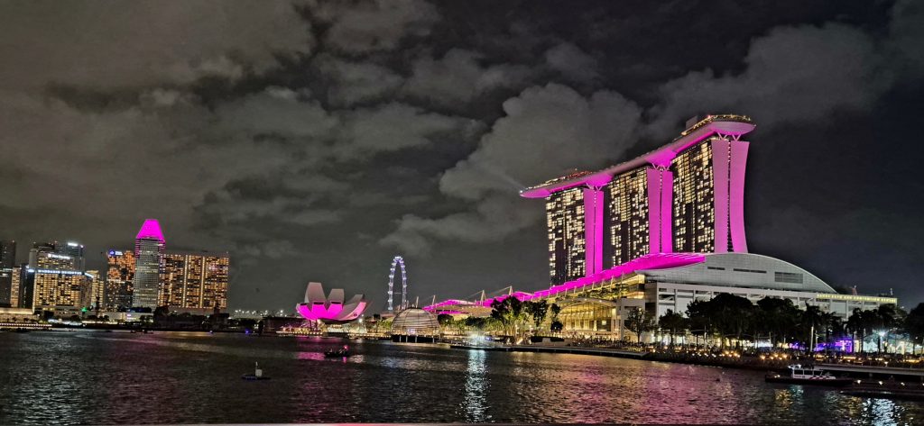 Marinabay Sands on the last night 2025