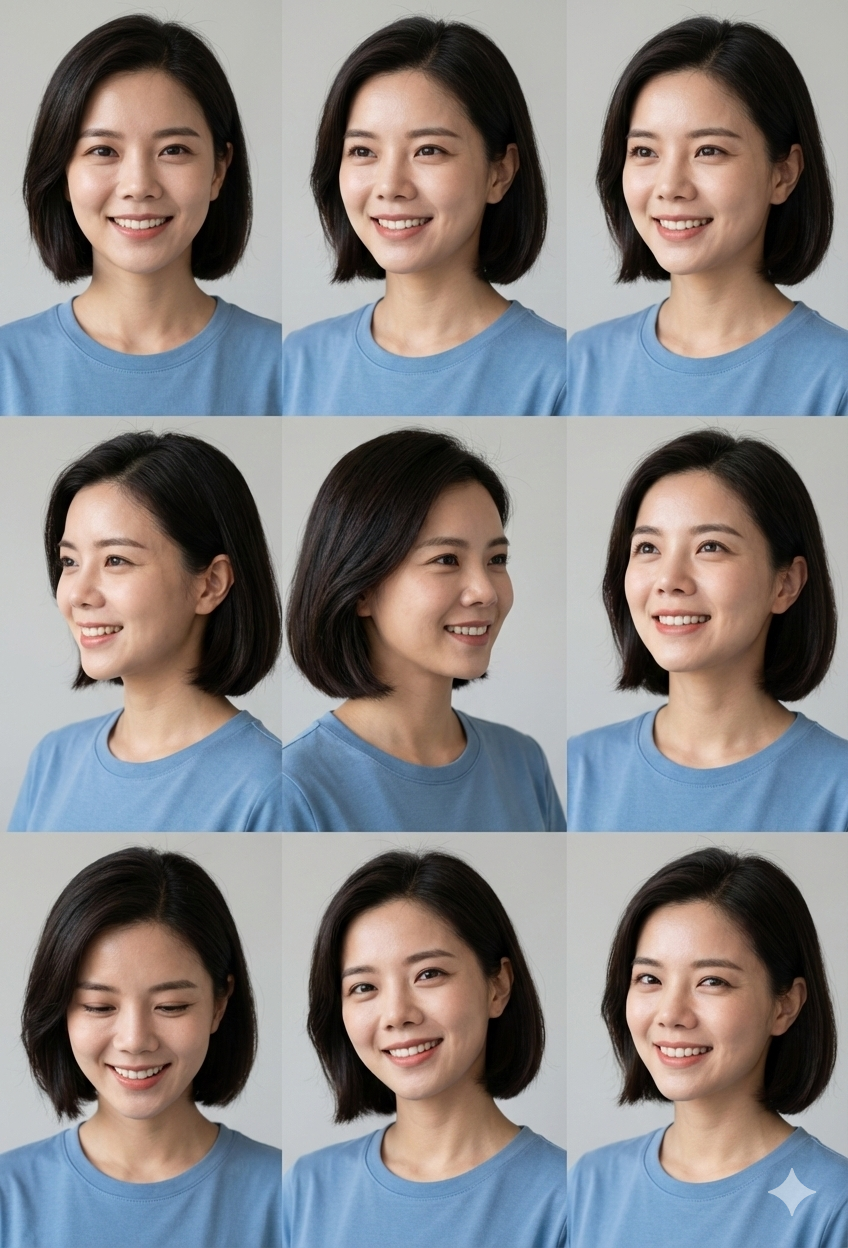 Collage image by Gemini using Lisa face