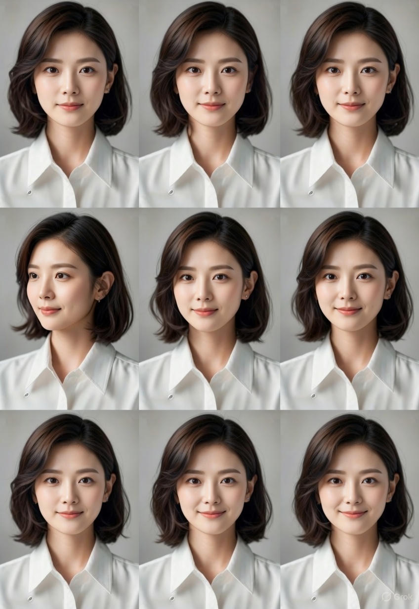 Collage image by Grok using Lisa face